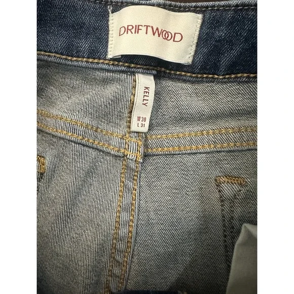 Driftwood Denim Kelly Bootcut Jeans Blue Medium Wash Cotton Blend Stretch 30 - Picture 5 of 10